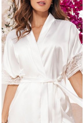 11858 Kimono Satin Marfil - Beige