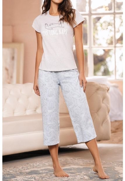 11809 Conjunto Capri M-Corta Palo Rosa - Azul