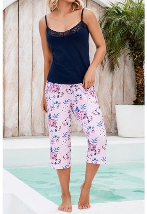 Pijama Conjunto Capri Tiras 12151 - Azul