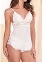 Pijama Babydoll Cachetero 12075 - Beige de Provócame