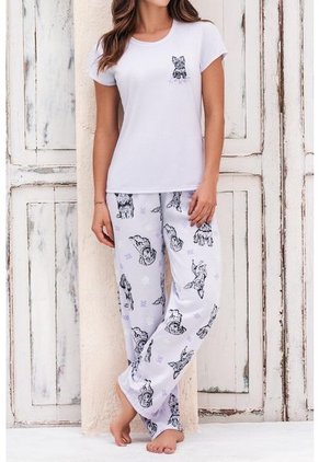 Pijama Conjunto Pantalon M-Corta Lila 12051