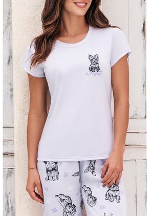 Pijama Conjunto Pantalon M-Corta Lila 12051