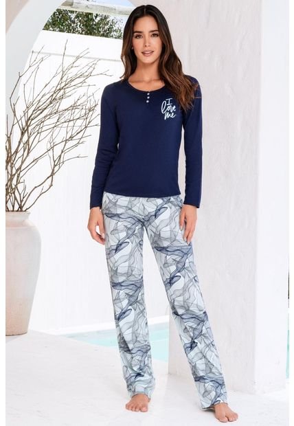 Conjunto Pantalón Manga Larga 11615 Azul