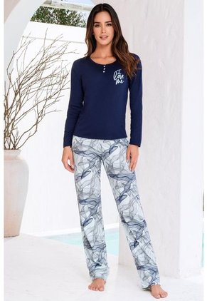 Conjunto Pantalón Manga Larga 11615 Azul