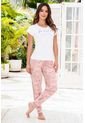 Trio Pijama. Blusa Mas Pantalón Y Short Palo Rosa 12109 - Rosa Claro de Provócame