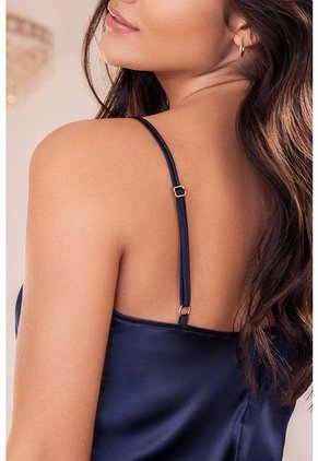 11629 Batola En Satín Azul Océano Profundo Azul Acero