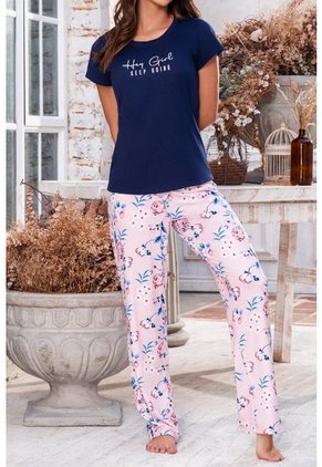 Pijama Conjunto Pantalon M-Corta Azul 11997 - Azul