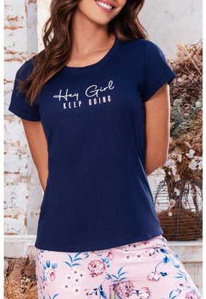 Pijama Conjunto Pantalon M-Corta Azul 11997 - Azul