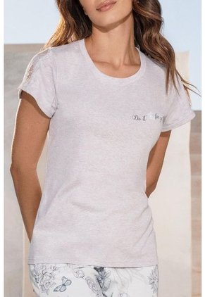 Pijama Conjunto Capri M-Corta Azul 12178 - Azul