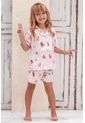 Pijama Conjunto Pijama Short Satín M- Corta Niña 12064 - Rosa Claro de Provócame