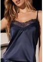 Pijama Conjunto Pantalón Satín 12236 - Azul de Provócame