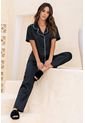 Pijama 11783 Conjunto Pantalon Satín de Provócame