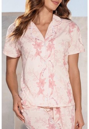 Pijama Conjunto Pantalón M-Corta Palo Rosa 12187 - Rosa Claro