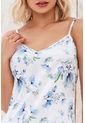 Pijama Conjunto Short Tiras Satín Azul 12079 - Azul de Provócame