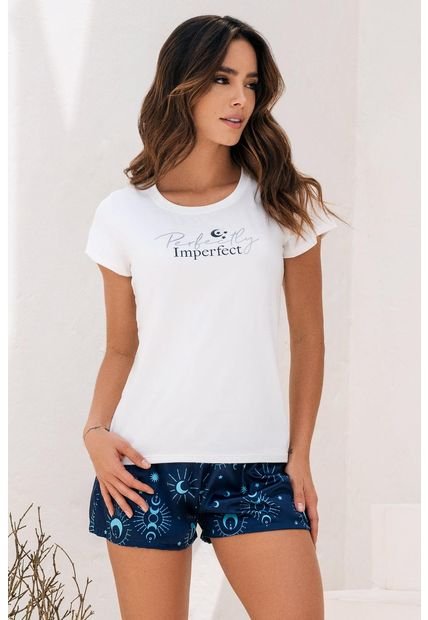 Pijama Conjunto Short Manga Corta Satin 11940