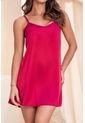 Pijama Vestido En Satín Cereza 12035 - Coral de Provócame