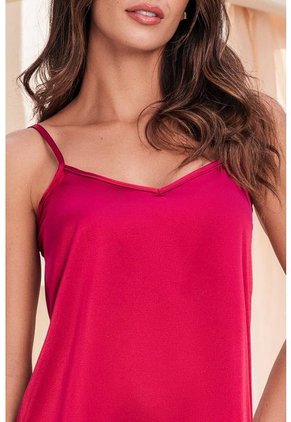 Pijama Vestido En Satín Cereza 12035 - Coral