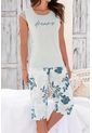 Pijama Conjunto Capri M-Corta Verde 12043 - Verde de Provócame