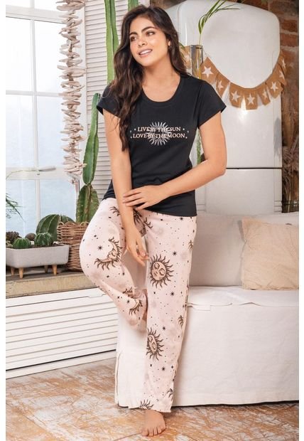 11846 Conjunto Pant M-Corta Negro - Negro