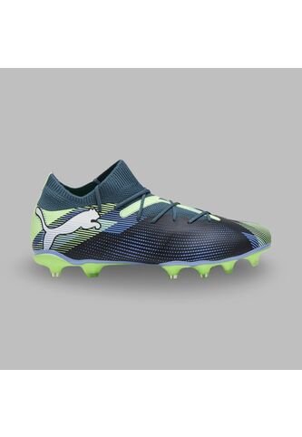Guayos Puma Hombre Future 7 Match FG/Ag- Negro-azul Puma