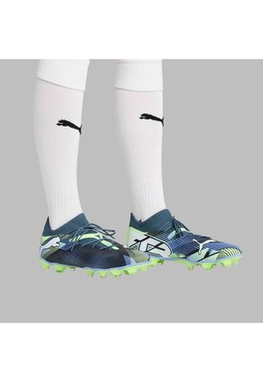 Guayos Puma Hombre Future 7 Match FG/Ag- Negro-azul