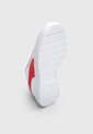 Tenis Lifestyle Blanco-Rojo-Dorado Puma Caven de Puma