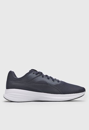 Tenis Running Azul Navy-Blanco Puma Transport
