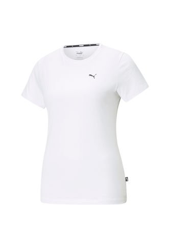 Puma - Camiseta Puma Ess Logo Mujer-Blanco