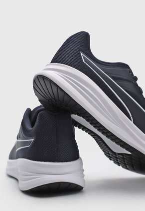 Tenis Running Azul Navy-Blanco Puma Transport