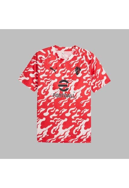 Camiseta Puma Hombre Prepartido Ac Milan -Roja
