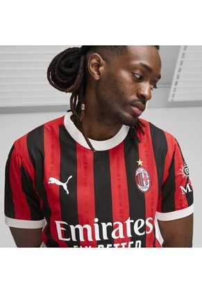 Camiseta Puma Hombre Local Del AC Milan 24/25- Rojo-Negro