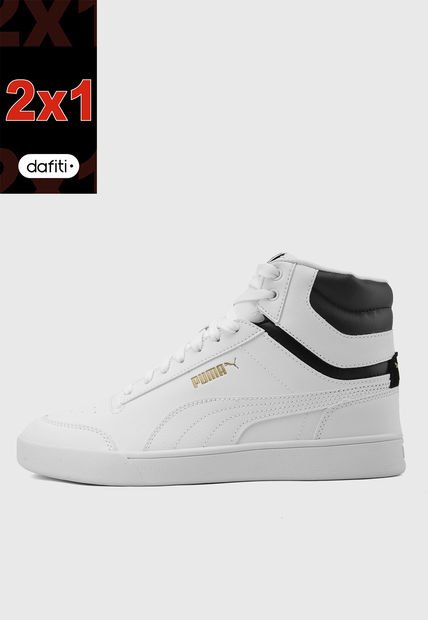 Tenis PUMA Shuffle Mid Blanco