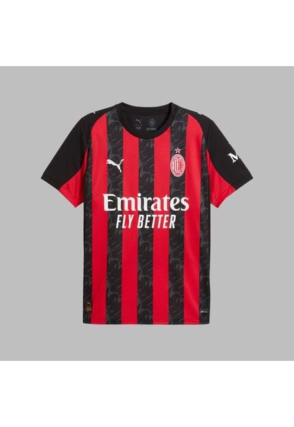 Camiseta Puma Hombre Local Del AC Milan 25/26 - Rojo-Negro