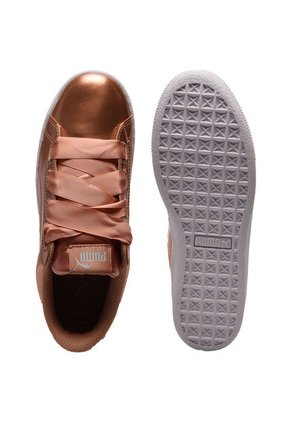 Tenis Lifestyle Cobre-Blanco Puma vikky Platform Ribbon P