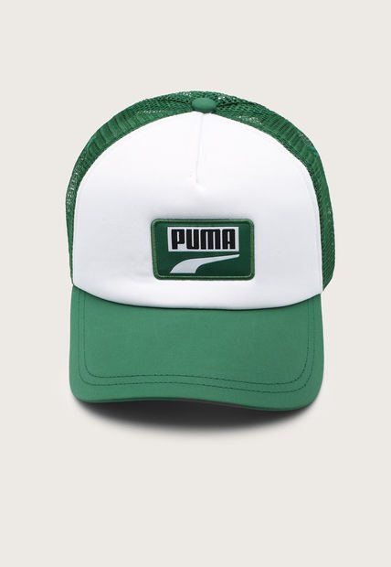 Gorra Verde-Blanco Puma Trucker