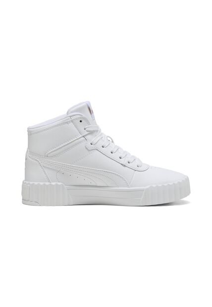 Tenis Deportivo Puma Original Carina 3 Mid Blanco Para Mujer