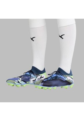 Guayos Puma Mujer Future 7 Play FG/Ag- Negro-Verde