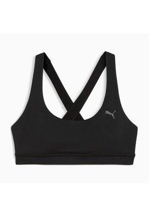 Top Deportivo Puma Original Cloudspun Mid W Negro Para Mujer