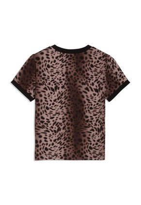 Camisa Deportiva Puma Originals Ess Graphics Leo Negro Mujer