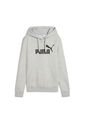 Hoodie Deportivo Puma Original Ess No1 Logo Gris Hombre de Puma
