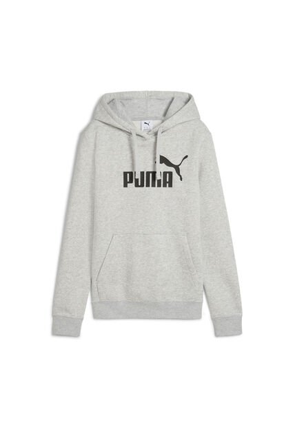 Hoodie Deportivo Puma Original Ess No1 Logo Gris Hombre
