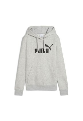 Hoodie Deportivo Puma Original Ess No1 Logo Gris Hombre