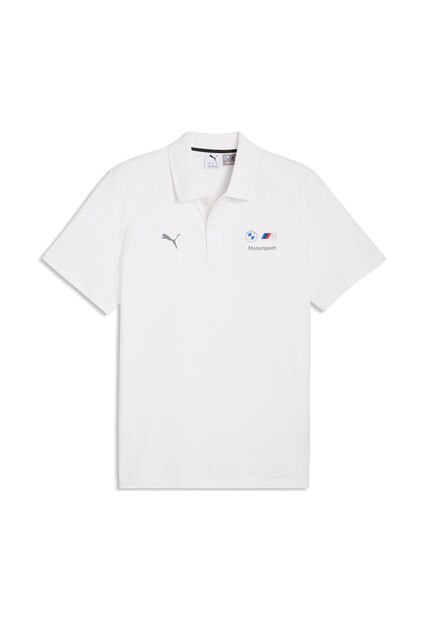 Camiseta Polo Deportiva Puma Bmw MmsEss Blanco Hombre