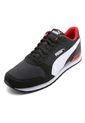 Tenis Lifestyle Negro-Rojo-Blanco Puma ST Runner v2 de Puma