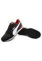 Tenis Lifestyle Negro-Rojo-Blanco Puma ST Runner v2 de Puma