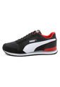 Tenis Lifestyle Negro-Rojo-Blanco Puma ST Runner v2 de Puma