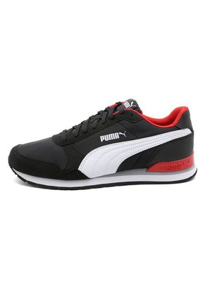 Tenis Lifestyle Negro-Rojo-Blanco Puma ST Runner v2