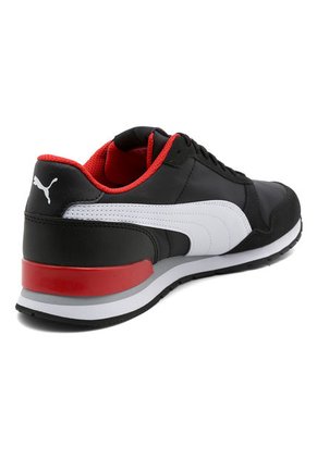 Tenis Lifestyle Negro-Rojo-Blanco Puma ST Runner v2