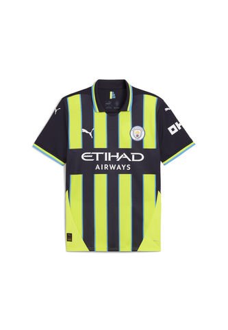 Camiseta Puma Hombre Visitante Del Manchester City 24/25- Negro-Amarillo Puma