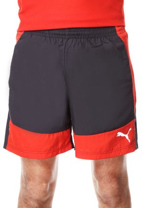 Pantaloneta Gris-Rojo Puma Evo Trg